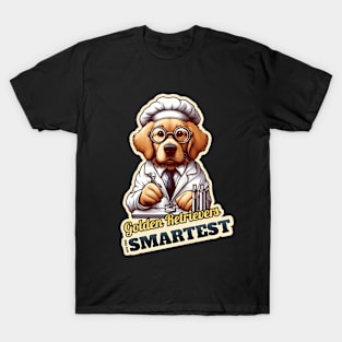 Golden Retriever Scientist T-Shirt